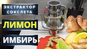 Лимонно-имбирная настойка за 5400 сек. Настойка быстрого приготовления на экстракторе сокслета