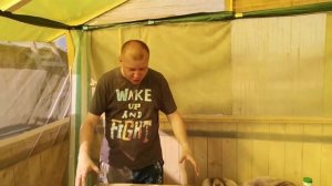 Карась тушеный в собственном соку на углях