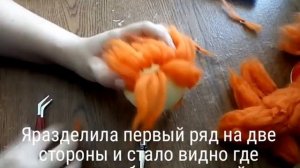 Волосы для куклы Фофуча из шерсти для валяния. Мастер-класс.Часть 1.