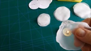 БРОШЬ,,ЦВЕТОК,,ИЗ ТЮЛЯ СВОИМИ РУКАМИ.