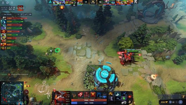 Saberlight's Perspective - in his blind Spear catching Razor - DreamLeague Season 22 #dota2clips смотреть онлайн