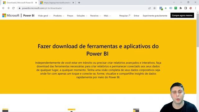 Como criar uma conta gratuita no Power BI смотреть онлайн