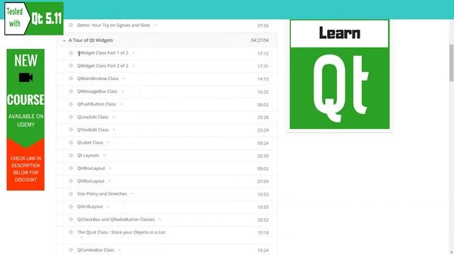QT C++ GUI Tutorial For Complete Beginners смотреть онлайн