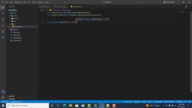[6] Build Instagram Clone with PHP,MYSQL + JS: Creating show Password functionalities смотреть онлайн