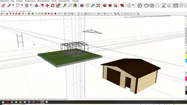 Каркас гаража из сэндвич-панелей смотреть онлайн