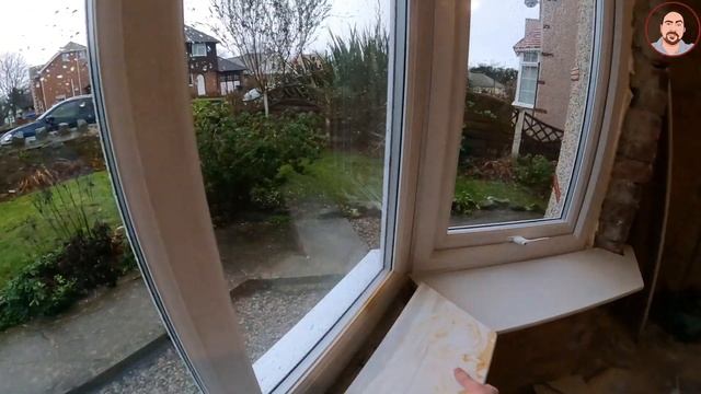 How to cut a Window Sill in a bay window. ready for insulated plasterboards смотреть онлайн
