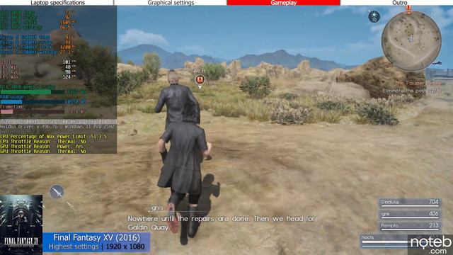 Acer Nitro 5 (2021) - Final Fantasy XV Gameplay Test (Ryzen 9 5800HX, RTX 3080) смотреть онлайн