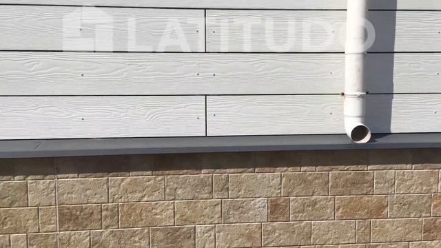 Цоколь из фиброцементных панелей KMEW