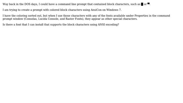 How can I use ANSI encoding characters in Command Prompt Windows7? смотреть онлайн