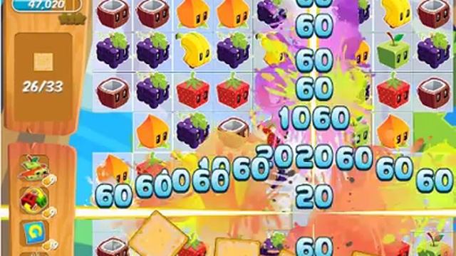 How to beat Juice Cubes Level 123 - 3 Stars - No Boosters - 86,960pts смотреть онлайн