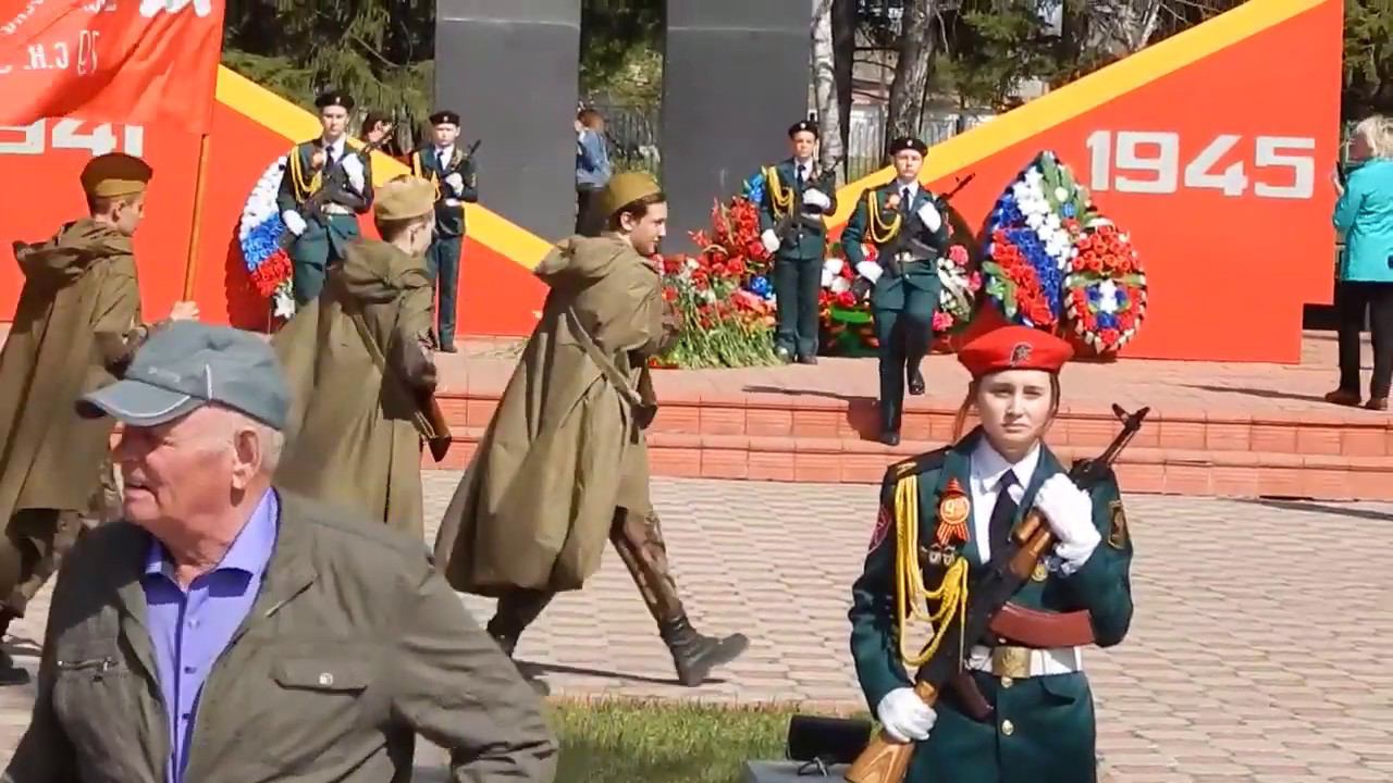 С.Северное. Бессмертный полк Возложение цветов 9 мая 2019 г. смотреть онлайн