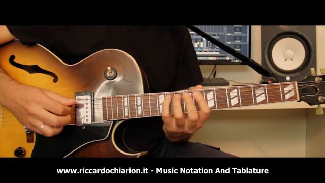 Jazz Guitar Etude #7 - Blue Bossa - Easy Improvisation смотреть онлайн