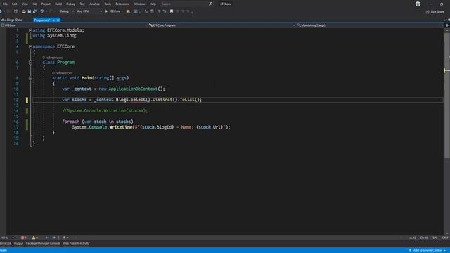[Arabic] Entity Framework Core - 49 Select Unique Values Using .Distinct смотреть онлайн