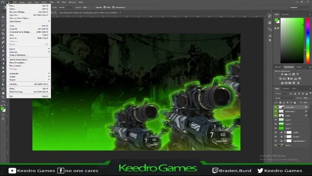 AWESOME PHOTOSHOP CS6 THUMBNAIL SPEED ART (BO3 THUMBNAIL EDIT PHOTOSHOP) 2016 смотреть онлайн