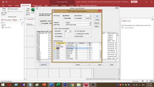 how import csv file to ms access table | import csv file to access смотреть онлайн