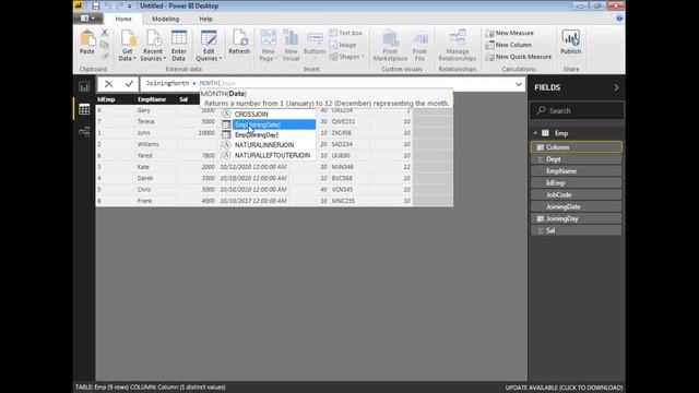 Power BI Tutorials | Date Functions in Power BI | DAX Date functions смотреть онлайн
