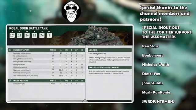 Is the Rogal Dorn the new TOP tank!? | 10th Edition | Astra Militarum Tactics смотреть онлайн