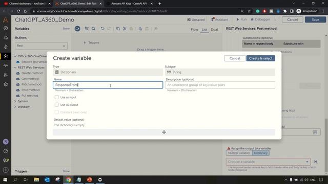 Integrating ChatGPT with A360 | Open API + A360 смотреть онлайн