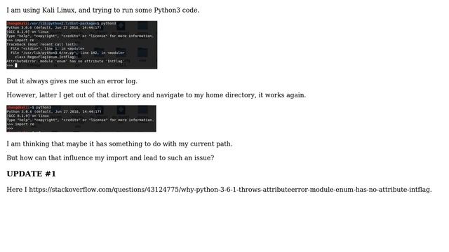 Unix & Linux: Cannot import Python module in terminal смотреть онлайн
