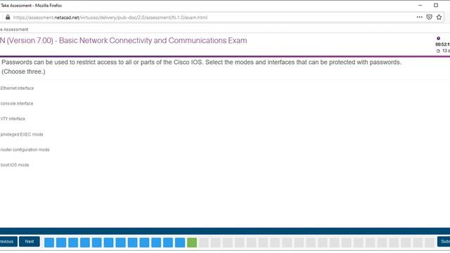 Modules 1 3 Basic Network Connectivity and Communications Exam смотреть онлайн