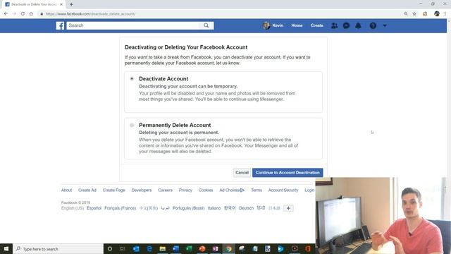 How to Delete Facebook Account on PC or Mac смотреть онлайн