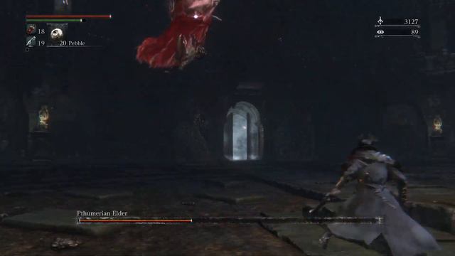 Bloodborne - Pthumerian Elder, Sinister Hintertomb root chalice boss fight смотреть онлайн