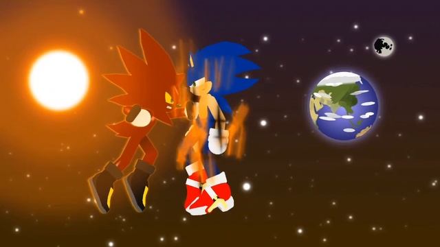 Archie Sonic Vs Hyper Nazo | Sonic Stick Nodes animation | смотреть онлайн