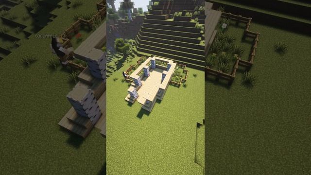 Домик из берёзы в майнкрафте