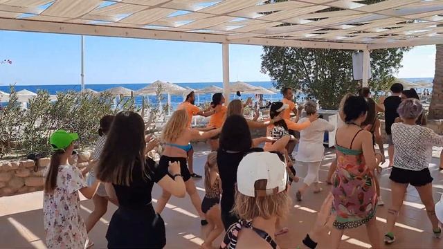 Domina Coral Bay 5*. Танцы на пляже с Виктором. смотреть онлайн