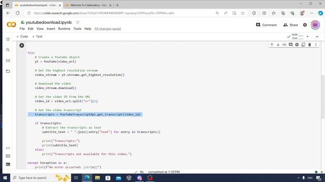 Extract YouTube Captions using Python | Analyst Adithya | Python Portfolio Project смотреть онлайн
