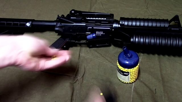 Обзор Страйкбольной Пневматической Винтовки - Gletcher CLT M4GL Soft Air смотреть онлайн