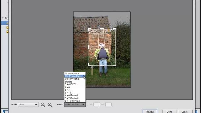 Photoshop Elements 11 Tutorial - The Crop and Smart Fix Tools смотреть онлайн