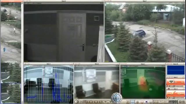 Видеоаналитика. Начало дня в офисе. смотреть онлайн