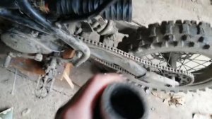 убираю нулевик с питбайка