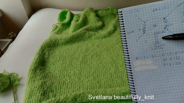 Домашнее платье из Alize Softy - экспресс мастер-класс вязание спицами. смотреть онлайн