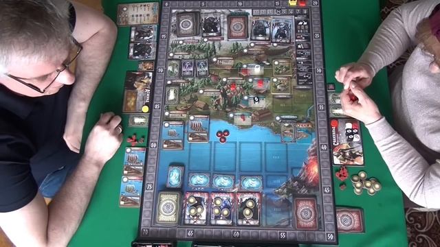 Чемпионы Мидгарда - играем в настольную игру. Champions of Midgard board game. смотреть онлайн