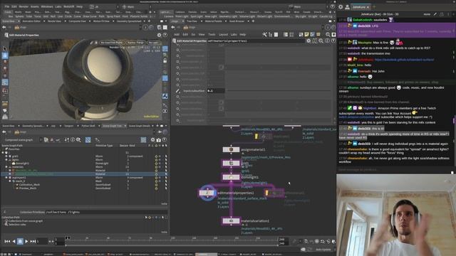 Solaris Karma MaterialX Blending | Live Stream 2022 09 04