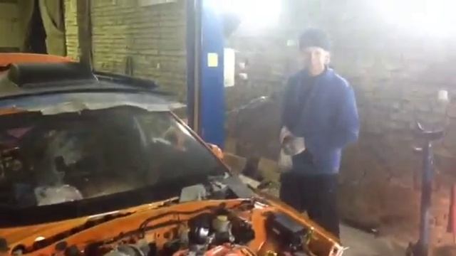 Subaru Impreza STI orange style смотреть онлайн