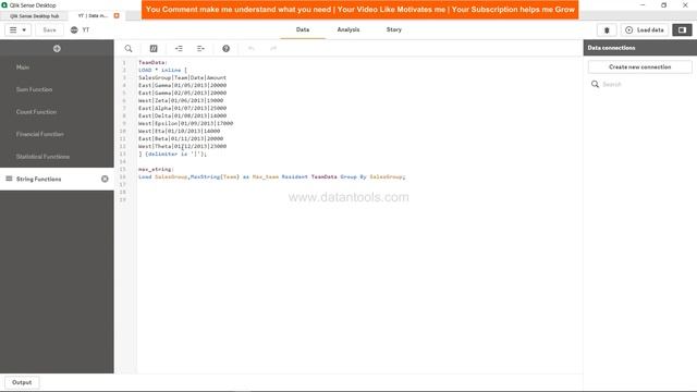 Qlik Sense MaxString Script and Chart Function | How to pick maximum string value in Qlik Sense смотреть онлайн