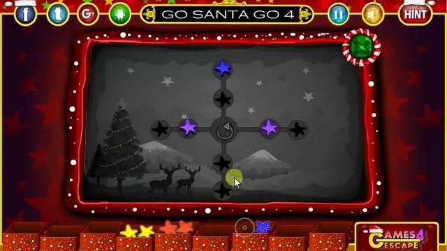 Go Santa Go 4 Walkthrough [Games4Escape] смотреть онлайн