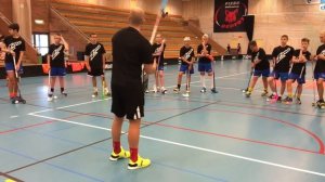 Флорбол. техника броска с Мартином Осхольмом