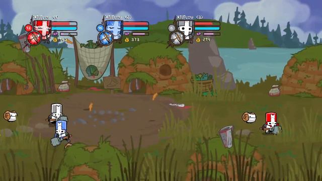 Castle Crashers - Controls | How to Play | Gameplay [PC] смотреть онлайн