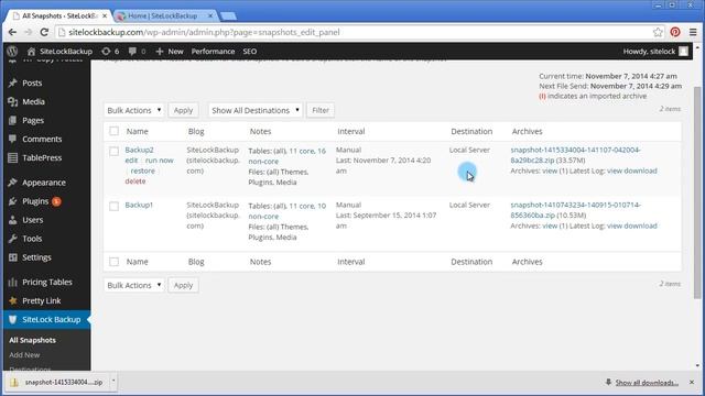 WordPress Backup Plugin - Thank You! смотреть онлайн