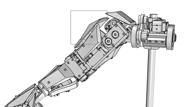 Robotic Hand 3D Model смотреть онлайн
