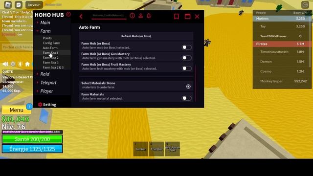 BloxFruit Overpowered script hoho hub roblox! смотреть онлайн