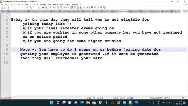 Steps After Infosys Offer Letter 2022|Infosys launchpad filling | Day 1 At Infosys|Induction Progra смотреть онлайн
