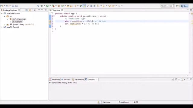 Java基礎 Part3 Primitive Type смотреть онлайн