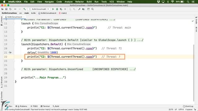 Kotlin Dispatchers, CoroutineContext, and CoroutineScope смотреть онлайн