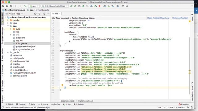 How to configure android app project for push notifications смотреть онлайн