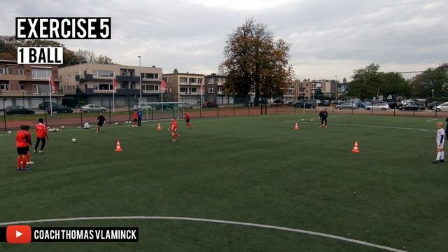 Football Warm - Up | 7 Passing Exercises | Soccer Practice | U11 - U12 - U13 - U14 - U15 смотреть онлайн